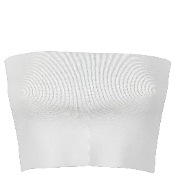 Viscose Bandeau Top In White