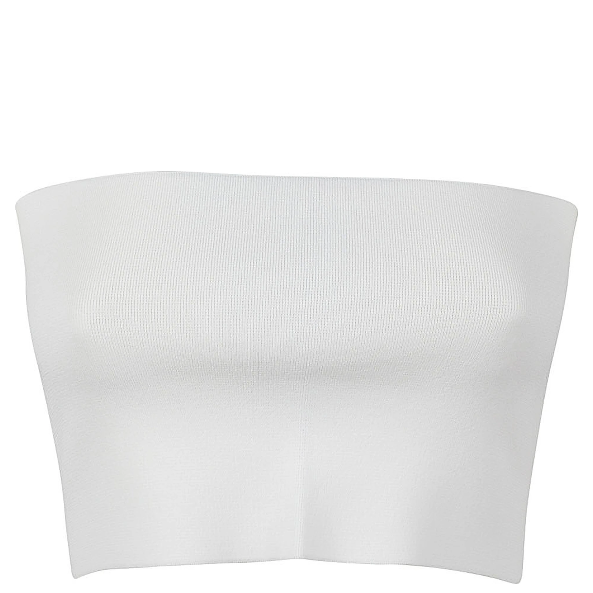 Viscose Bandeau Top In White