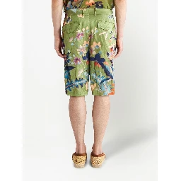 Bermuda Shorts With Floral Print