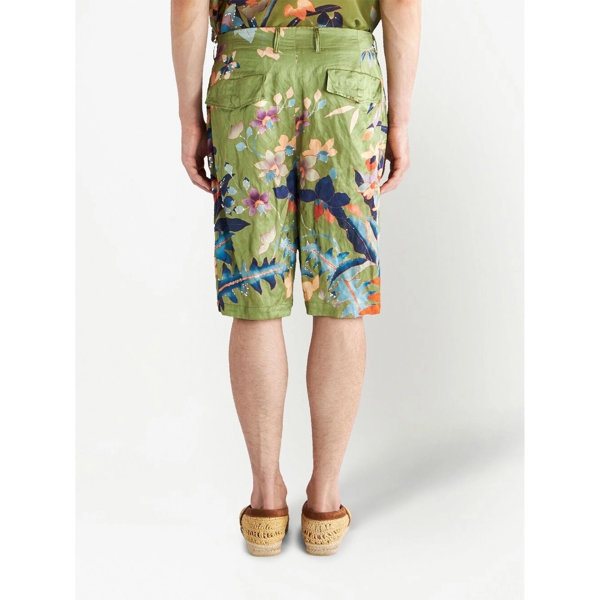 Bermuda Shorts With Floral Print