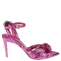 Clara 36 Laminate Sandals In Purple