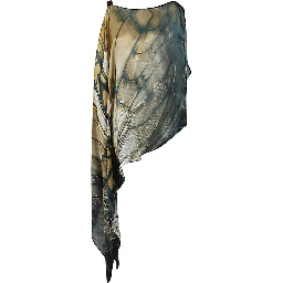 Silk Kaftan In Multicolour