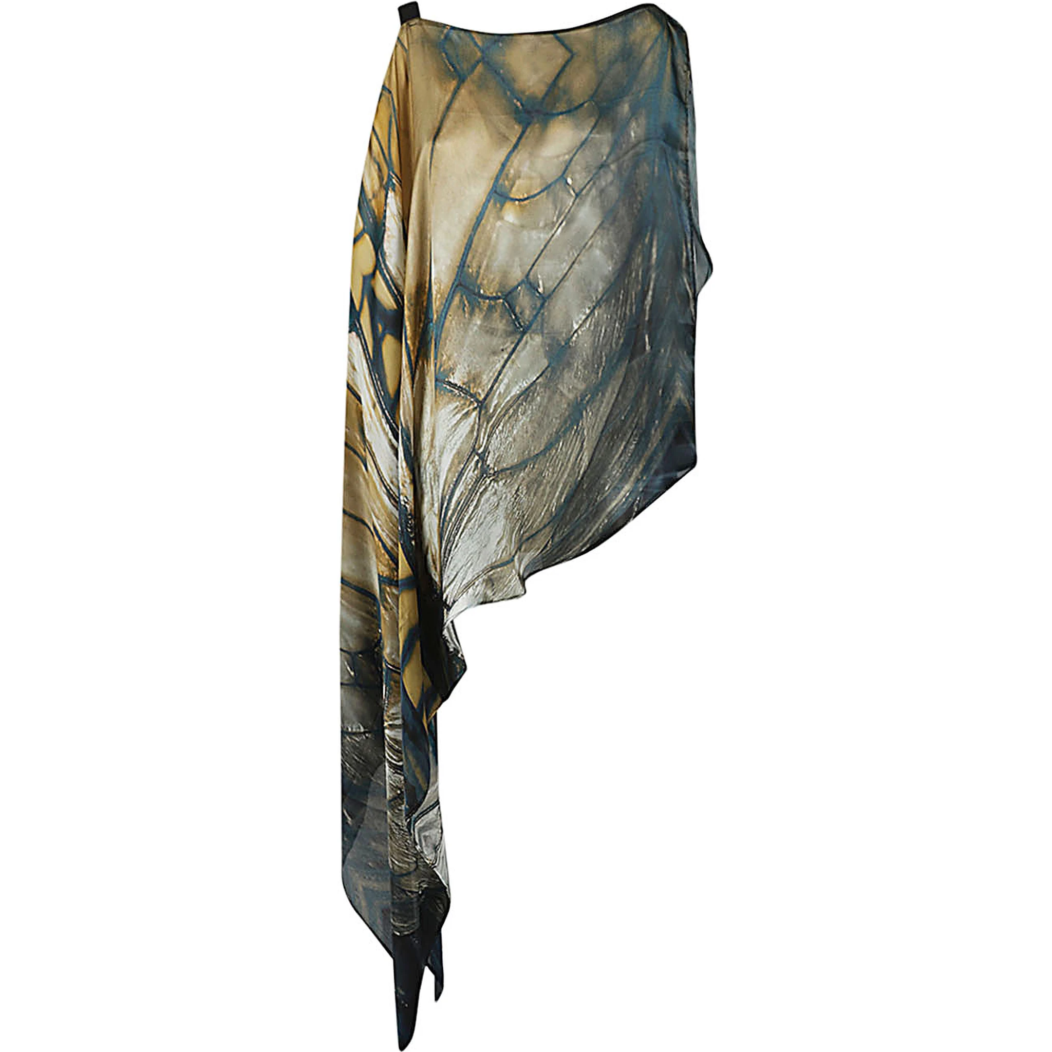 Silk Kaftan In Multicolour