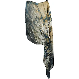 Silk Kaftan In Multicolour