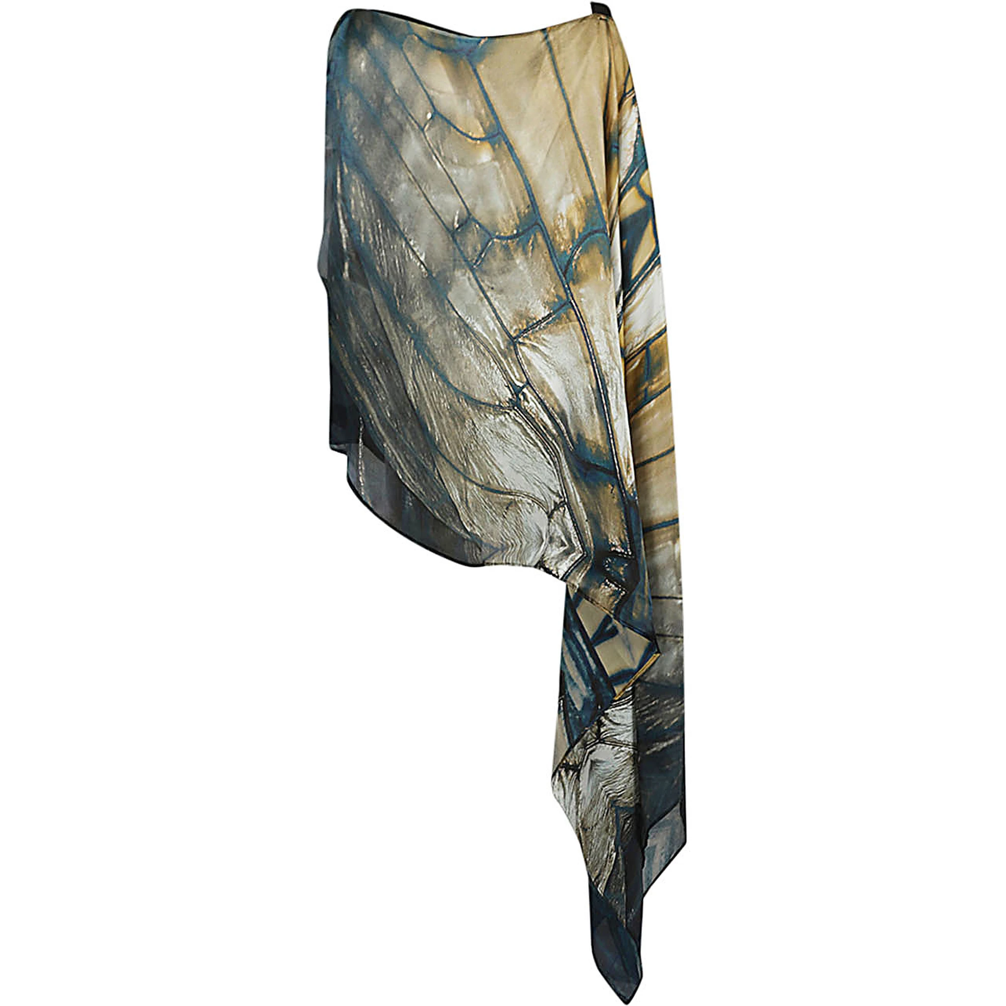 Silk Kaftan In Multicolour