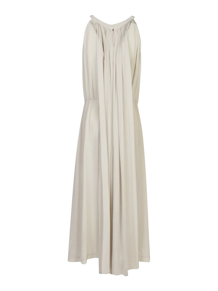 فستان ميدي حريري رمادي فاتح alternative