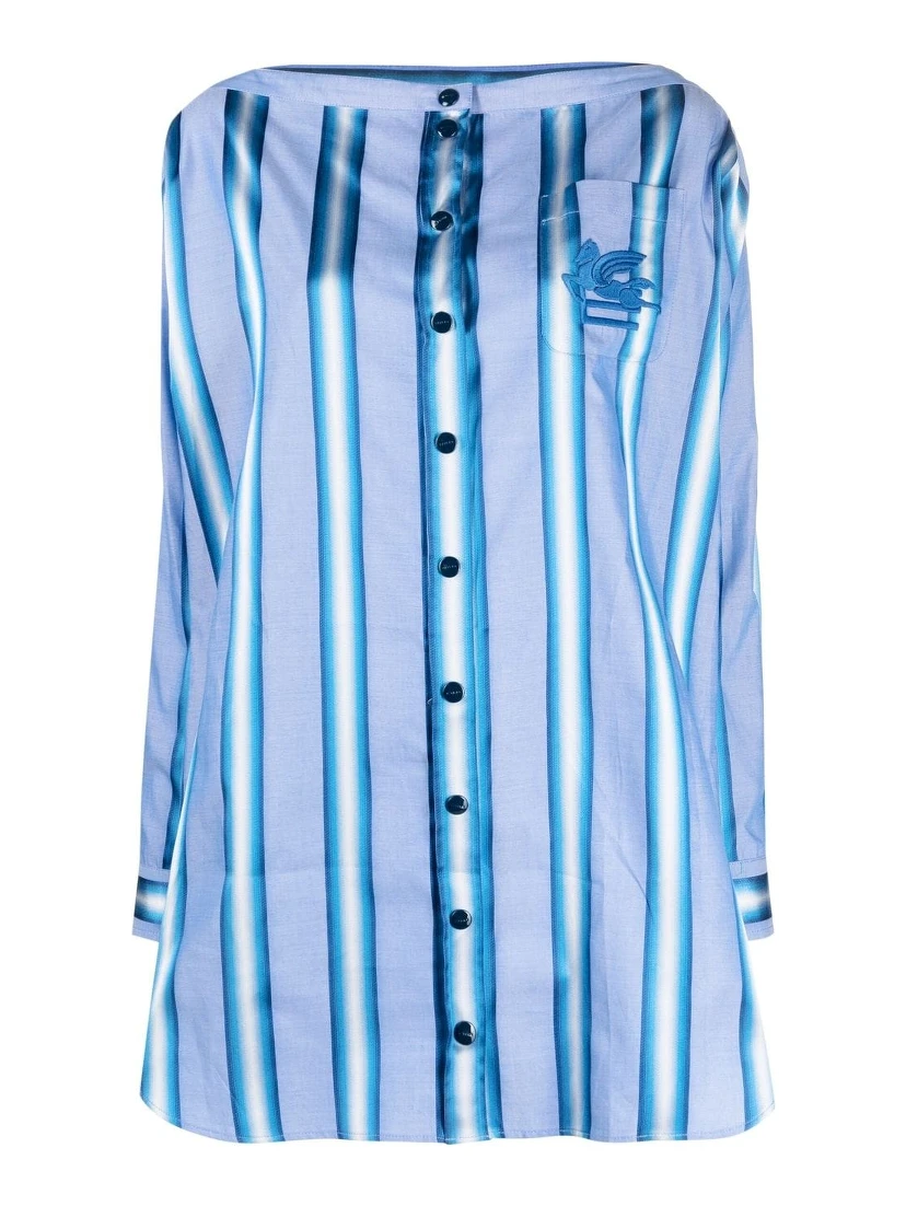 Etro Dresses Clear Blue