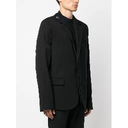 concealed-front fastening blazer