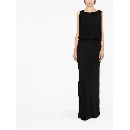 Scoop-back Sleeveless Slim Dress