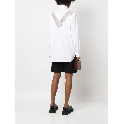 White Lace Detail Shirt