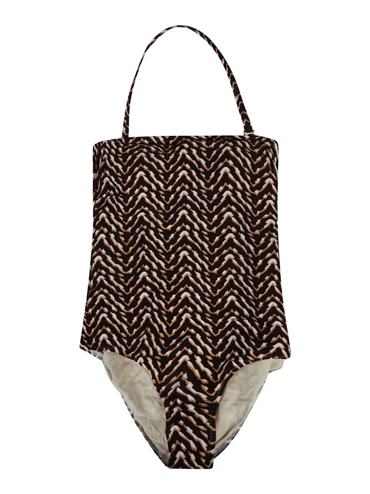 Ravello Printed One-piece Swimsuit In Black