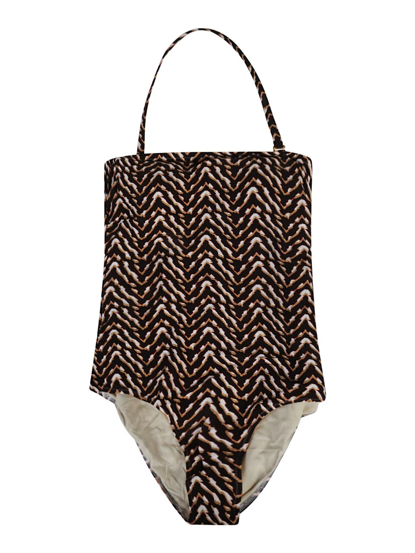 Ravello Printed One-piece Swimsuit In Black