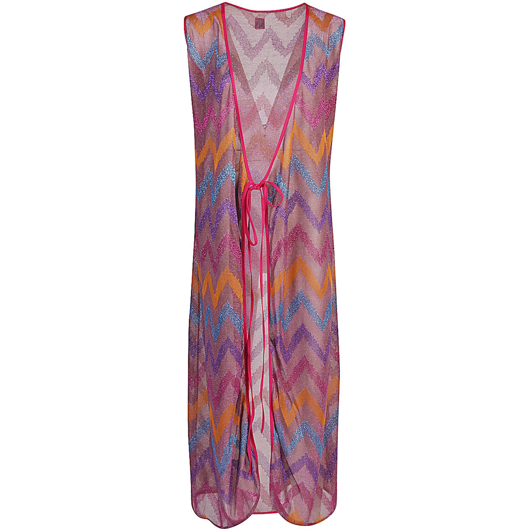 Multicolor Printed Long Dre