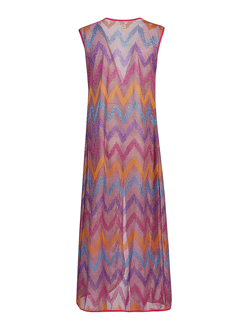 Multicolor Printed Long Dre
