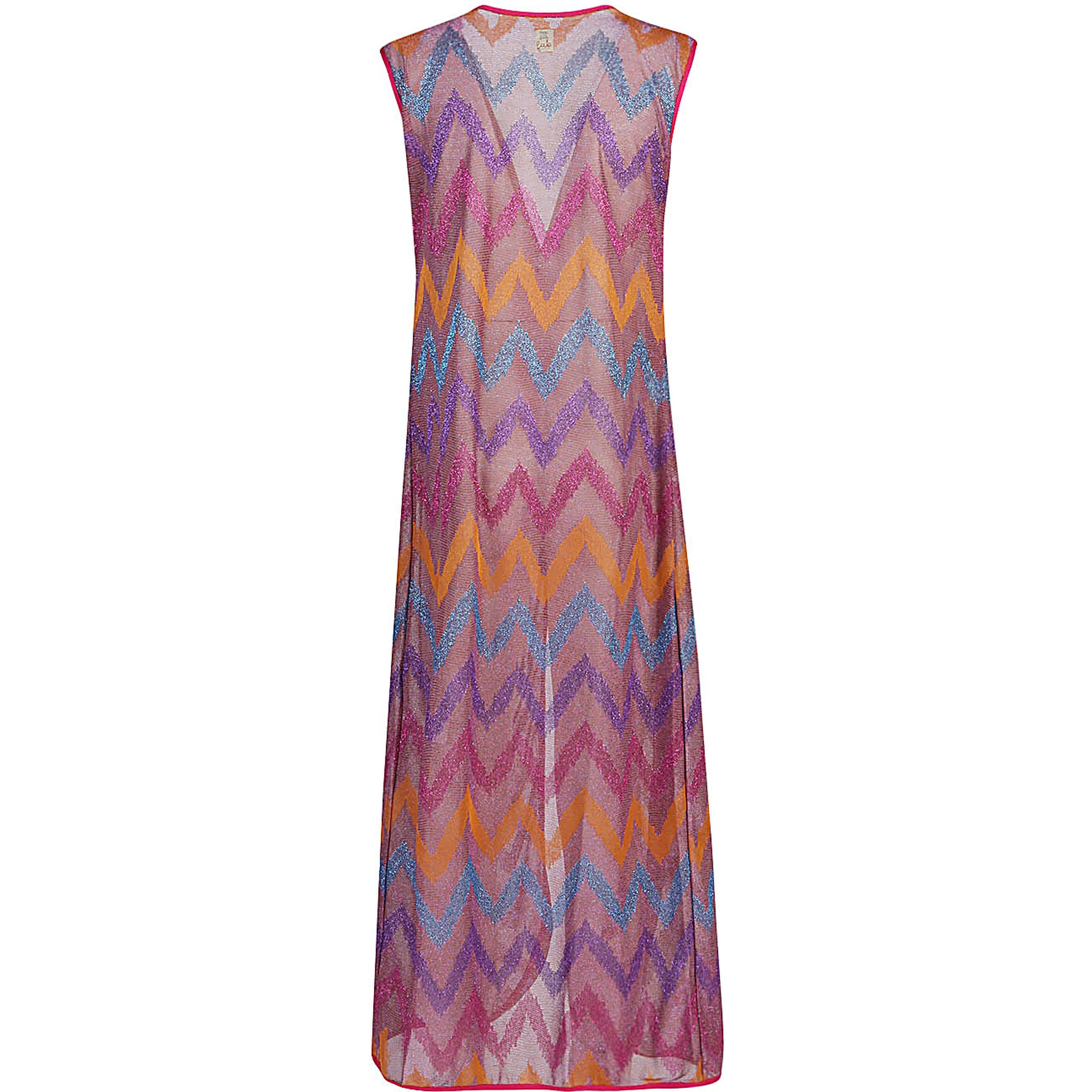 Multicolor Printed Long Dre