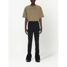 Off White Trousers Black