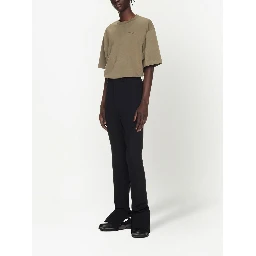 Off White Trousers Black