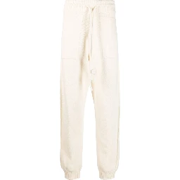 Off White Trousers Beige