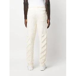 Off White Trousers Beige
