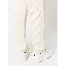 Off White Trousers Beige