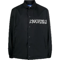 printed sleeves shirt jacket