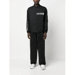 printed sleeves shirt jacket