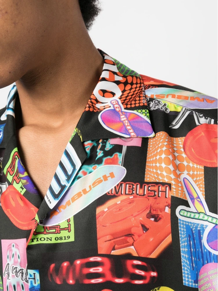 graphic-print short-sleeve shirt alternative