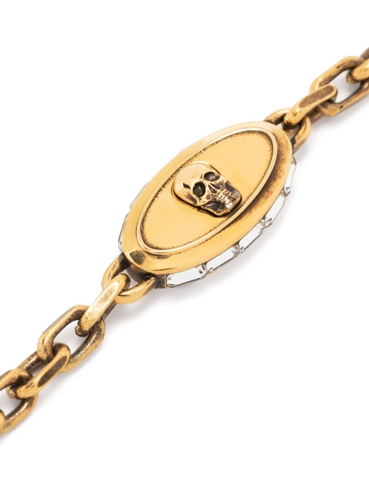 skull-detail chain-link bracelet alternative