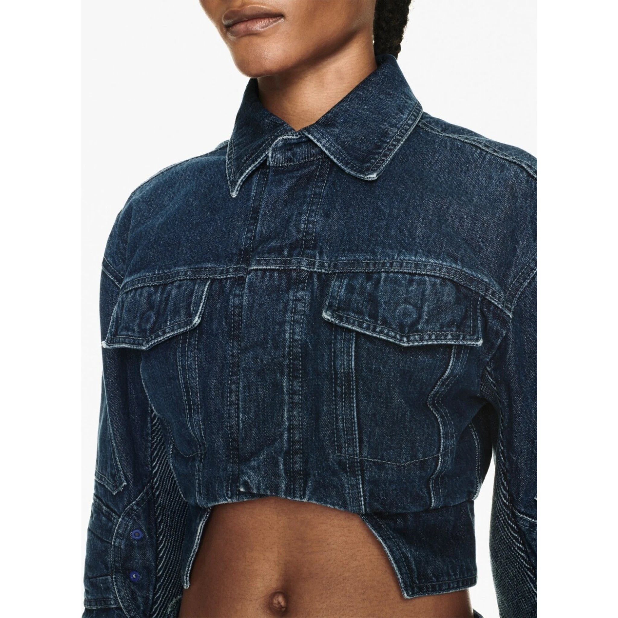 Off White Coats Blue