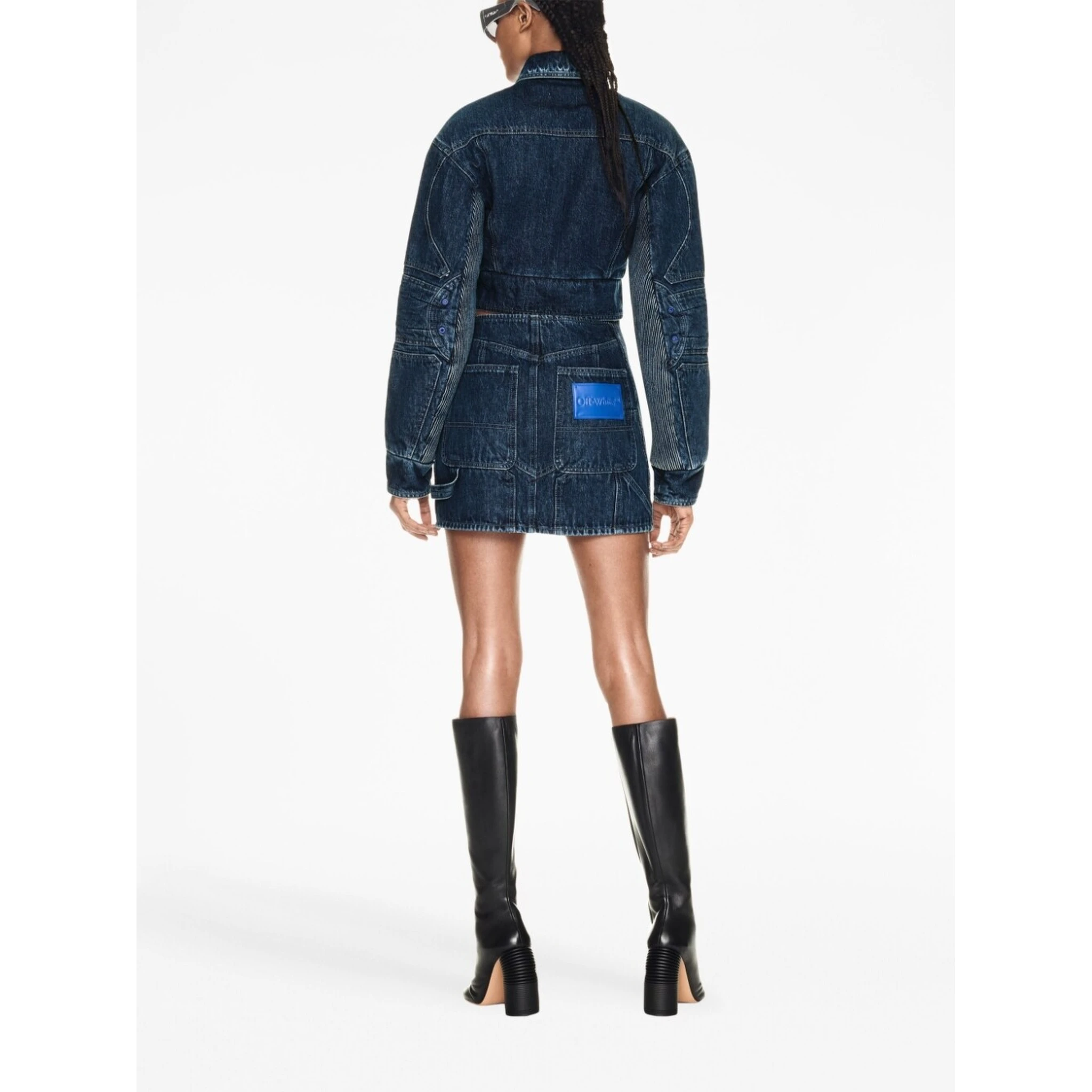 Off White Coats Blue