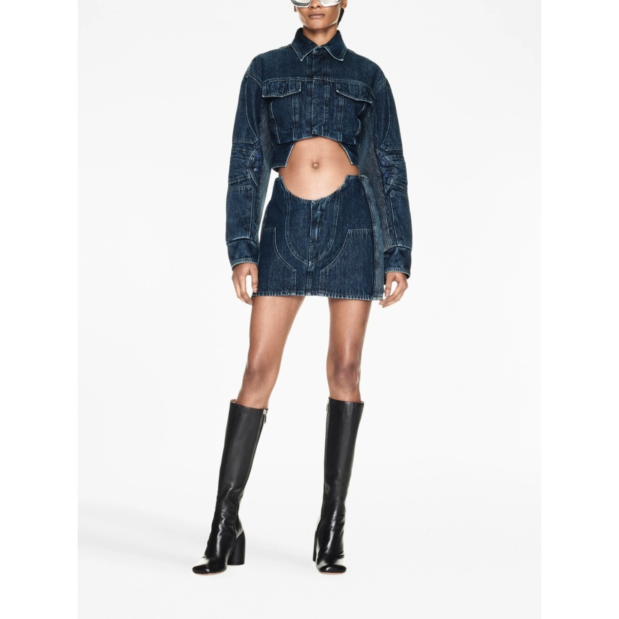 Off White Coats Blue