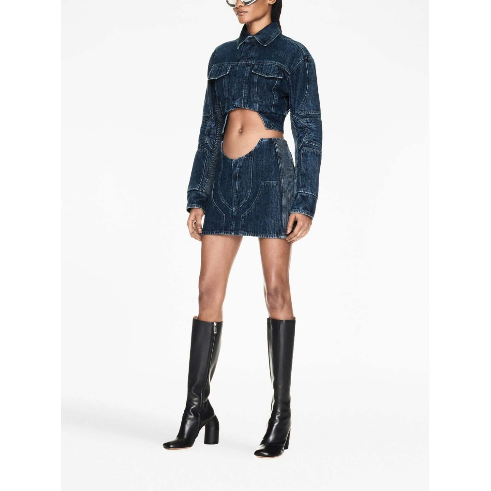 Off White Coats Blue