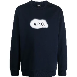 logo-print cotton sweatshirt
