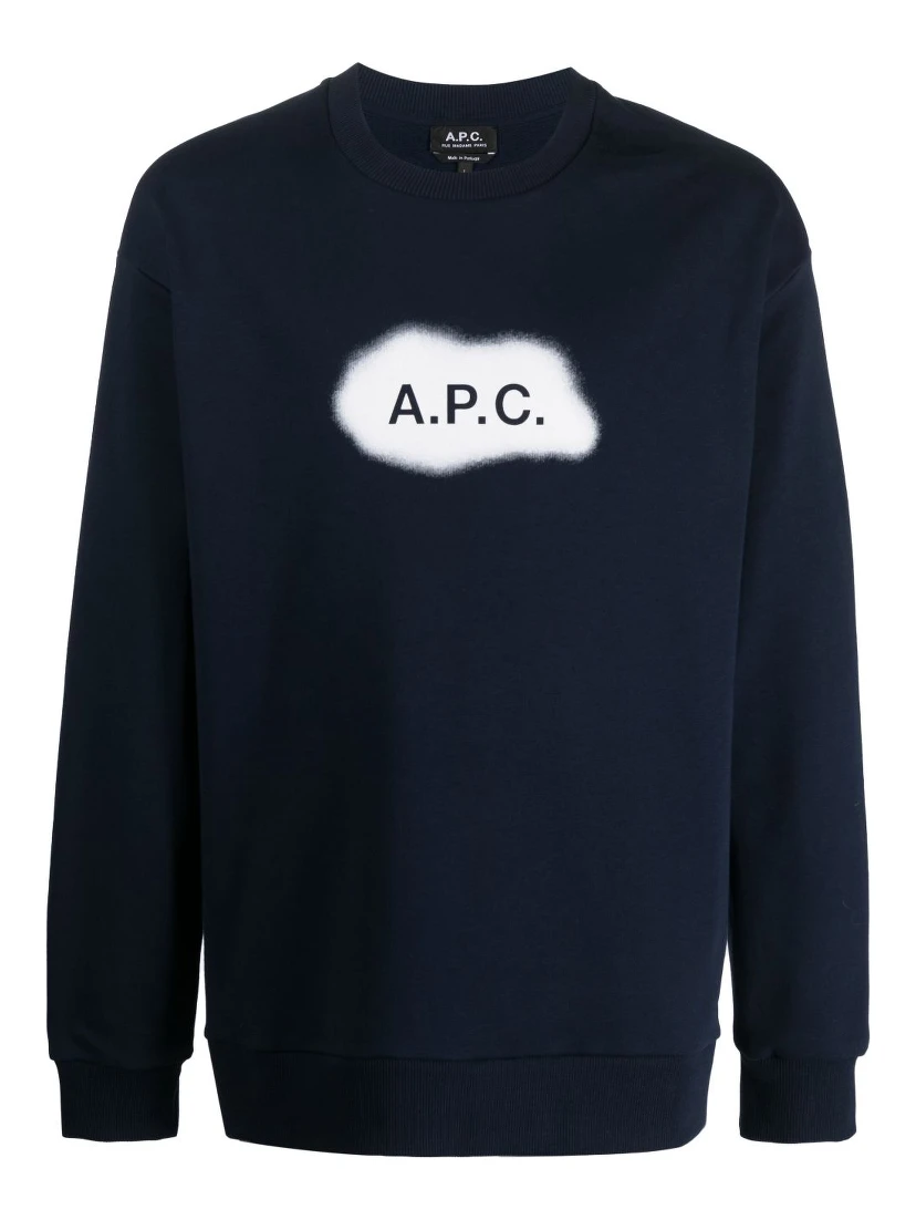 logo-print cotton sweatshirt