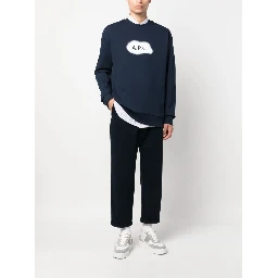 logo-print cotton sweatshirt
