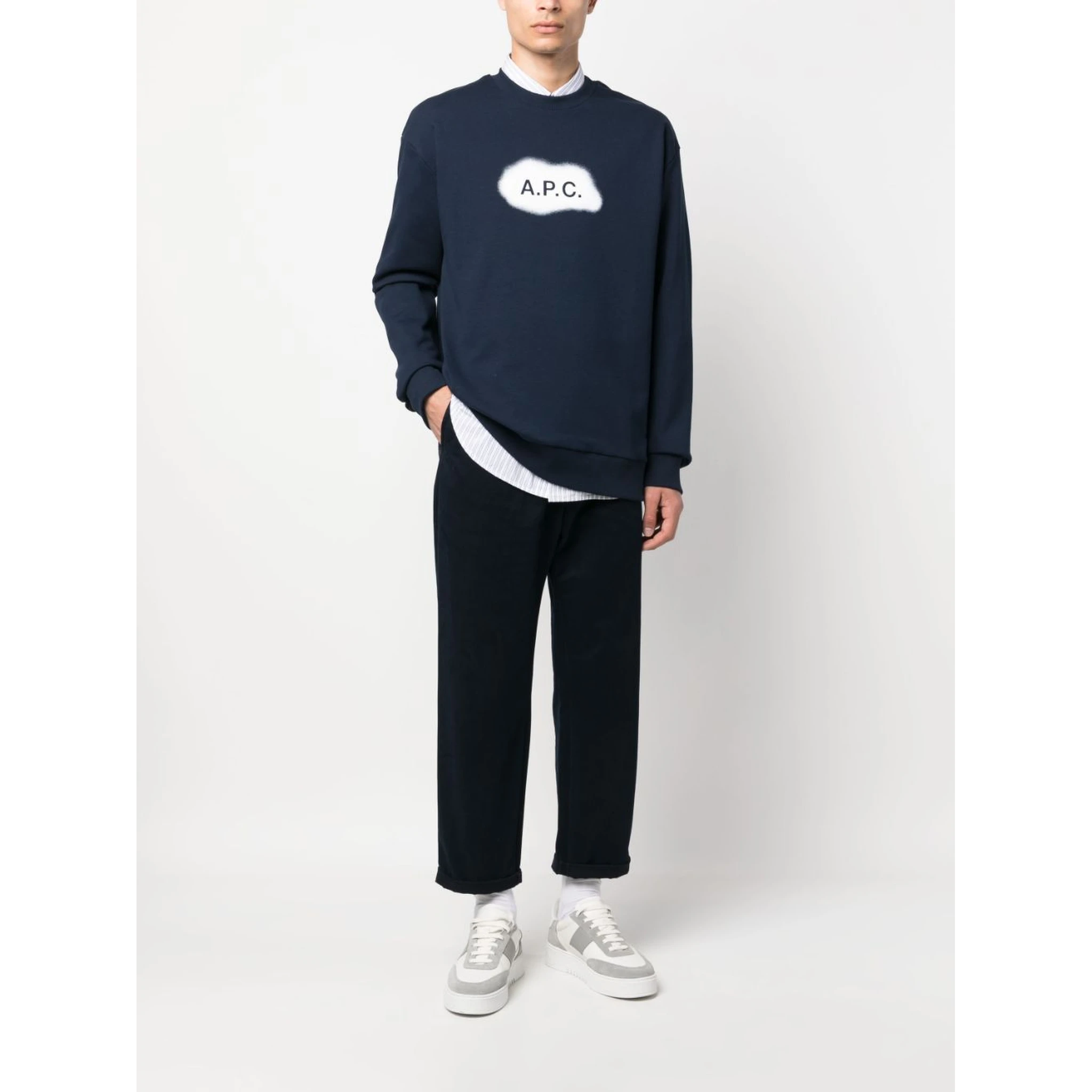 logo-print cotton sweatshirt