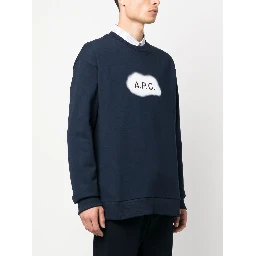 logo-print cotton sweatshirt