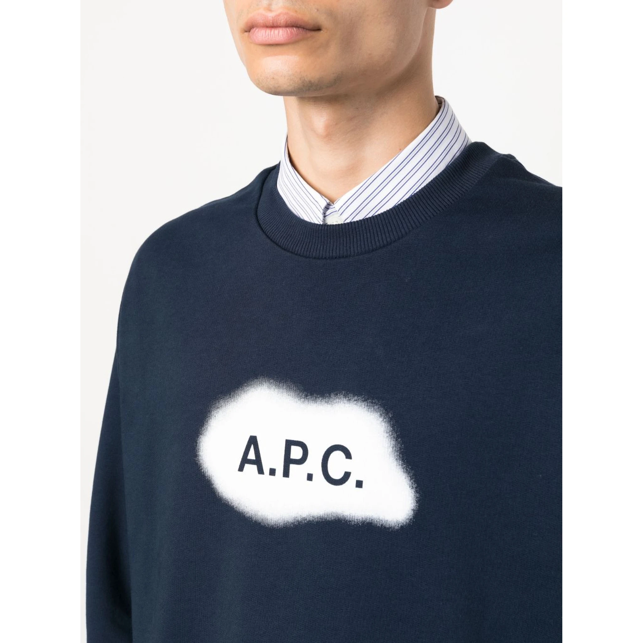 logo-print cotton sweatshirt