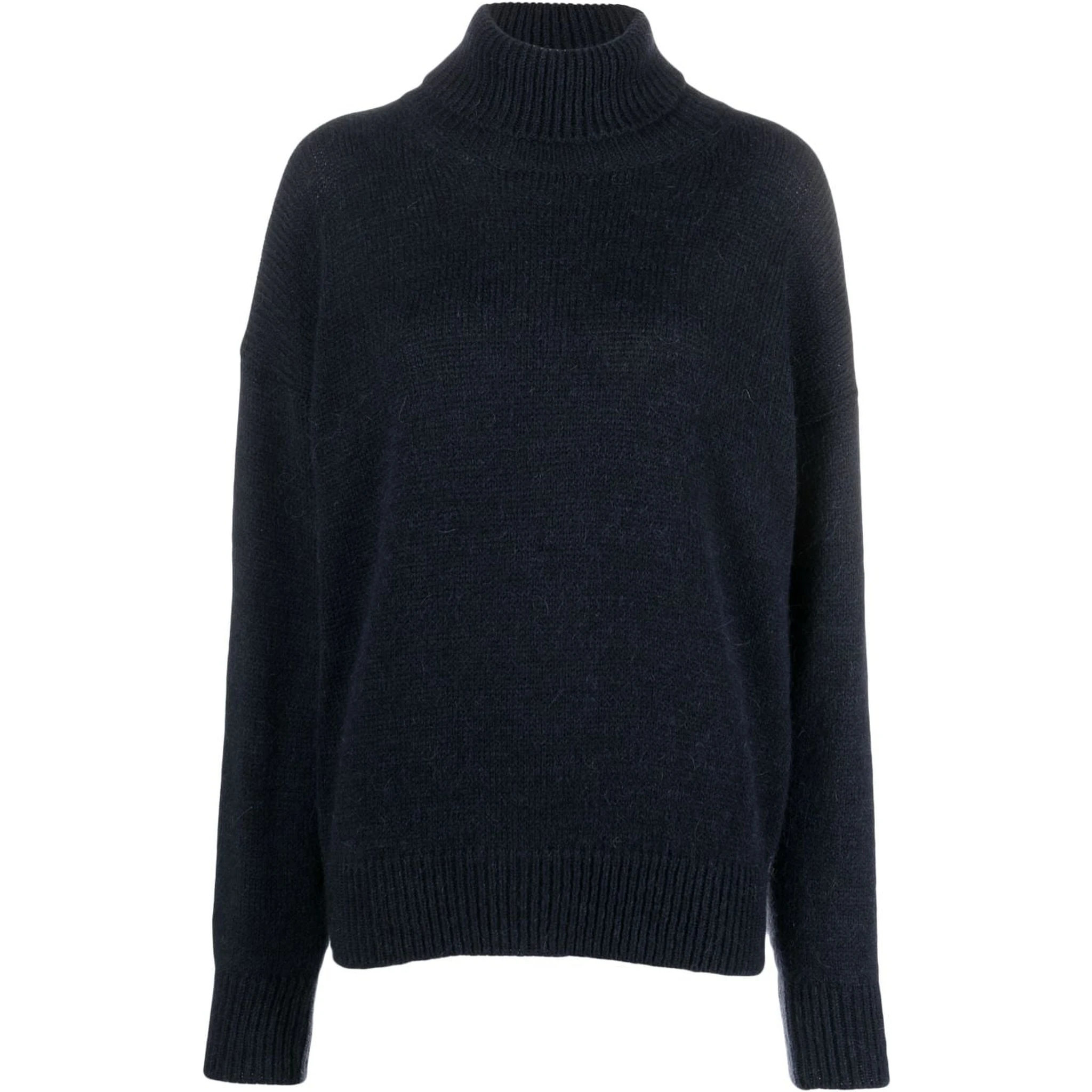 Navy Blue Turtleneck Sweater