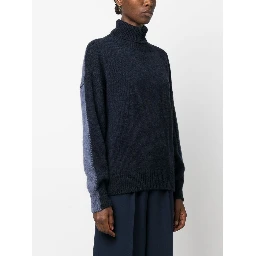 Navy Blue Turtleneck Sweater