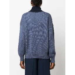 Navy Blue Turtleneck Sweater