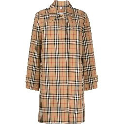 plaid-check pattern jacket