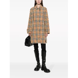 plaid-check pattern jacket