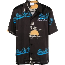 logo-print short-sleeve shirt