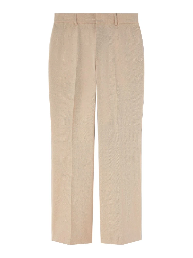 Retro Flare cotton trousers