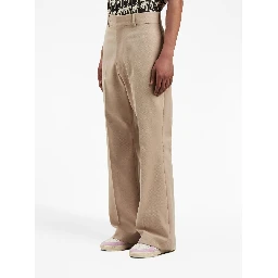 Retro Flare cotton trousers