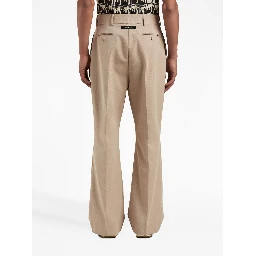 Retro Flare cotton trousers