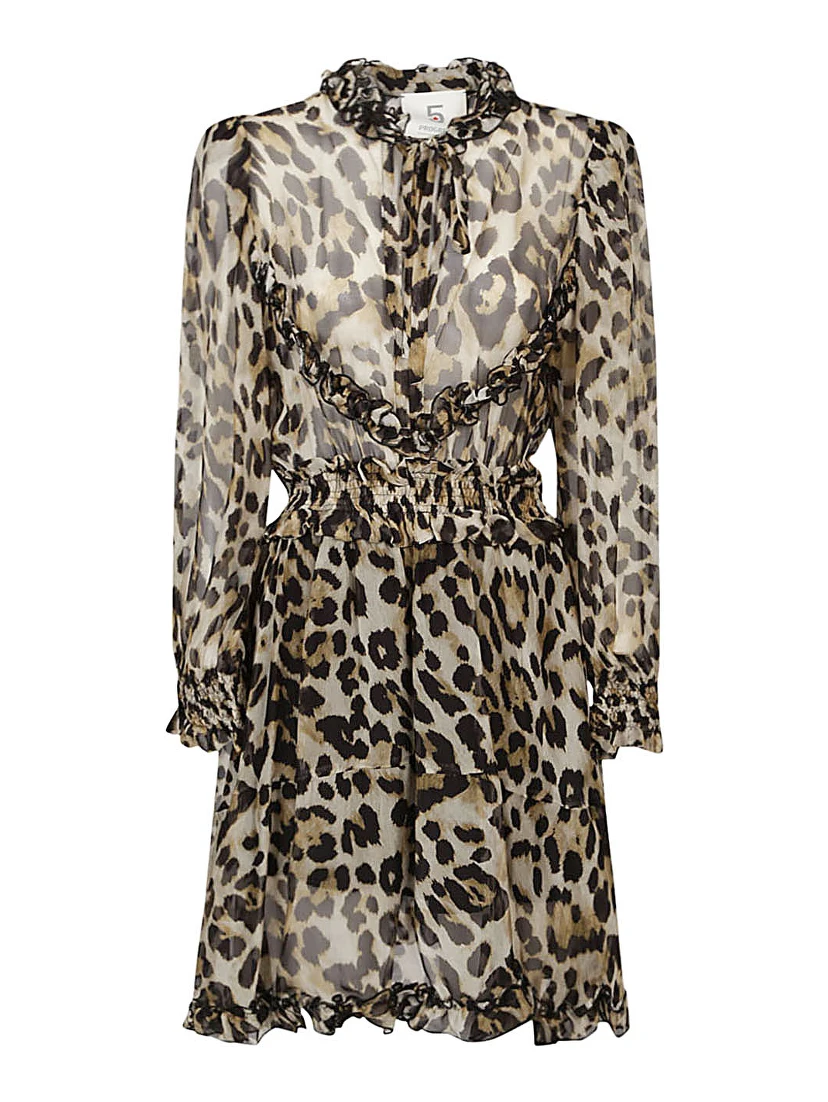 5progress Dresses Brown