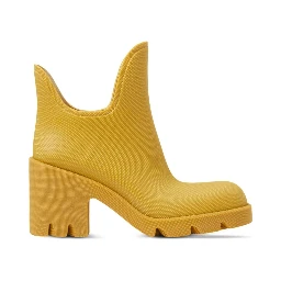 Mustard Slip On Ankle Boot