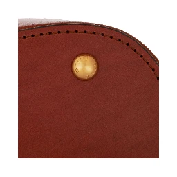 Cut-out Lasered Tote With Top Handle In Brown